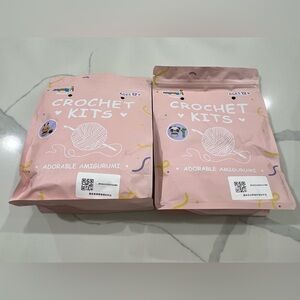 Meowai Adorable Amigurumi Crochet Kits Little Bee and Panda New in Package